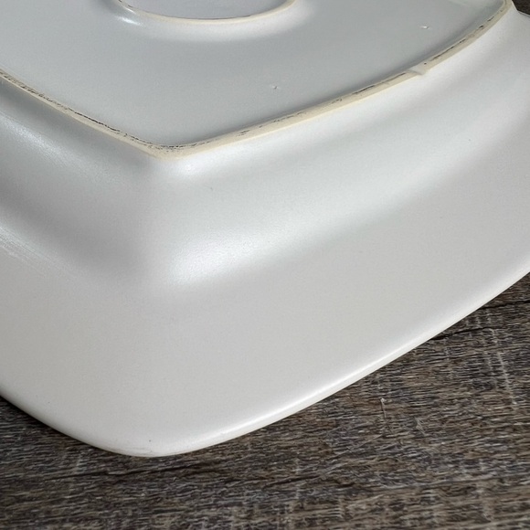 Pfaltzgraff SIERRA LEAF IVORY WHITE 13 3/4" SQUARE PLATTER PLATE - Picture 5 of 9